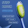 Hard bristled toothbrush For men Harder toothbrush bristles Suitable for home use 6 Single