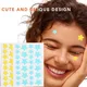 28PCS Colorful Acne Patches Cute Star Shaped Acne Treatment Sticker Invisible Acne Cover Removal