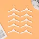 10PCS Lovely 5.5cm Doll Hangers Mini Cute Wardrobe Dress Coat Clothes Plastic Doll Pretend Play