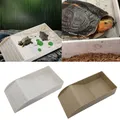 Reptiles Slope Basking Platform with Feeding Dish Resting Basking Platform Water Bowl for Turtle