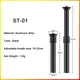 SETTO Tripod Extension Tube Extender Pole Handheld Bar Telescopic Stick Rod for Gimbal Tripod Gopro