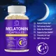 BBEEAAUU 10Mg Melatonin Capsules Sleep Supplements Deep Sleep Better Sleep Jet Lag Relax the Brain