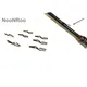 NooNRoo Fishing Rod Bait Hook Stainless Steel Fishing Rod Building Repair Parts 20pcs/Bag
