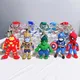 Avengers Superhero Keychains Marvel Iron Man Spiderman Captain America PVC Keyrings Cute Cartoon