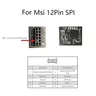 TPM 2.0 Encryption Security Module Remote Card 12 Pin SPI TPM2.0 Security Module For MSI Motherboard