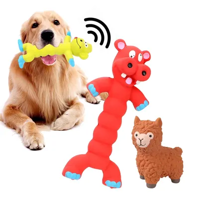 Dog Toys Animal Shape Rubber Squeaky Sound Toy Dogs Cats Pets Supplies Pet Products Puppy Pet Play