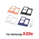 Phone SIM Card Tray Adapter For Samsung Galaxy A20e A202 A202F A202DS Original Housing New Micro SD