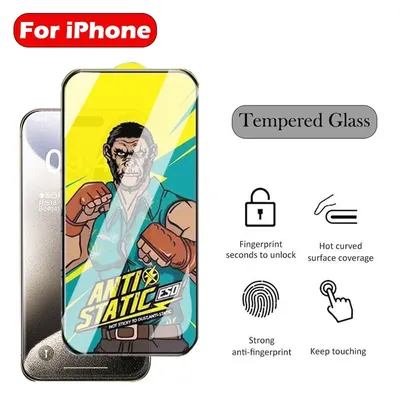 Gorilla Full Cover Tempered Glass For iPhone 15 14 13 12 11 Pro MaX Screen Protector On iPhone XR X XS Max 15 14 Plus Glass Film