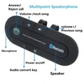 Visiera parasole Bluetooth Kit vivavoce per auto 4.1 ricevitore Audio Wireless vivavoce lettore