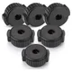 6 PCS Plastic Cymbal Nuts Quick-Set Cymbal Nut for Percussion Drum Kit Percussion Replacement Parts