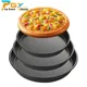 7/8/9/10 Inch Pizza Baking Pan Nonstick Carbon Steel Pizza Tray Round Baking Sheet for Homemade