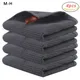 4Pcs Cotton Kitchen Towel Ultra Soft Magic Cleaning Cloth Absorbent Cleaning Rags Thickened Wipe