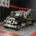 New Alloy Traffic Road Rescue Car Model Diecast Metal Engineering Trailer Truck Wrecker Crane Car