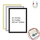 Magnetic Photo Frame for Pictures A4/A6 Poster Cover Reusable Self-Adhesive Paper Info Display Rack