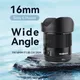 YONGNUO Camera Lenses YONGNUO 16MM YN16mm F1.8S DA DSM Large Aperture Wide Angel Prime Lens for Sony