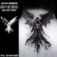 Gothic Devil Tattoos Temporary Waterproof Tattoo Stickers Punk Carnival Demon Herbal Grim Reaper