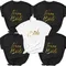 Team Bride T-shirt Bachelorette Wedding Party Women T-Shirts Fashion Bride Short Sleeve Clothes