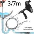 Plumbing Snake Drain Heavy Duty Pipe Drain Cleaner for Bathtub Sink Kitchen Shower Reusable Clog