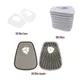 5N11 Electrostatic Dust Filter 501 503 603 Adapter Fit for 3M 6200/7502/6800 Respirator Gas Mask