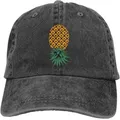 Upside Down Pineapple Baseball Cap Funny Cowboy Hat Unisex Adult Vintage Trucker Hats Adjustable