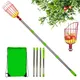 Telescopic Fruit Picker Stainless Steel Apple Picking Device Portable Harvesting Fruit Collector