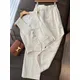Summer Sleeveless Cotton Linen Suit Vest Wide Leg Pants Two-piece Set