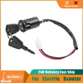 Electric Bicycle Ignition Switch Key Power Lock Universal Portable Dust Proof E-bike Parts For