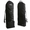 Golf Travel Bag With Wheels Universal Size Heavy-Duty Golf Club Travel Cover For Airlines Golf