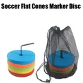 10pcs Soccer Flat Cones Marker Disc Basketball Sports Speed Agility Training Markers Indeformable