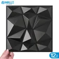 12 Pcs Super 3D Art Wall Panel PVC Waterproof renovation 3D wall sticker Tile Decor Diamond Design