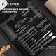 High-quality Black Manicure Set 17 In 1 Full Function Kit Professional Stainless Steel Pedicure Sets