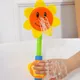 Baby Bath Toys Spray Water Shower Swim Pool Bathing Bath Ball With sunflower Manual Device For Kids