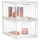 Acrylic Stackable Makeup Organizer Transparent Storage Drawer Fridge Organizers Bins Storage Box for