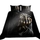 Dream NS Skeleton Bedding Set Linens Duvet Cover Quilt Comforter Pillow Case 3D Red King Halloween