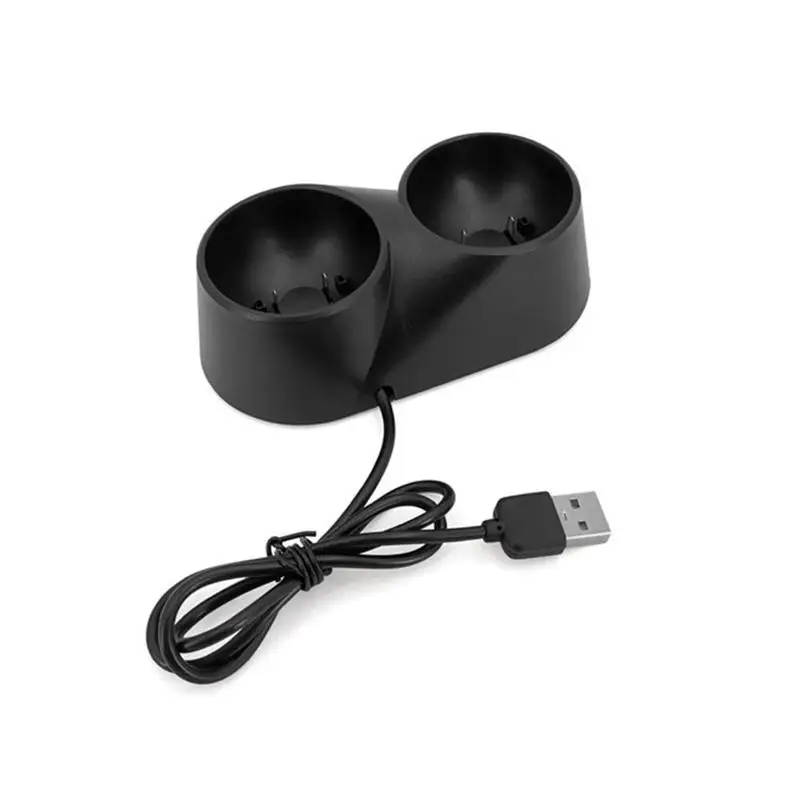 Dual Charger Dock for PS3 PS4 VR Motion Controller for Playstation 4 Motion Controller Joystick Gampad Charging Dock Station
