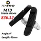 TEKTRO 836.12 Mountain bike brake pads V brake pads water guide and anti-wear licensed V brake pads