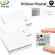 Mini Smart Switch Without Neutral 433MHz Remote Control Light Switch Rf Wireless Wall Switch 220V