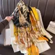 Spring Scarf Women's Luxury Design Scarf Silk Smooth Scarf Soft Muslim Headband Shawl Beach 85x180cm