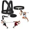 1Set 2/3/5m 50LB Elastic Double Resistance Band Fitness Equipment Training Pull Rope Track Field