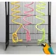 1PC Random Color S/M Bird Cage Accessories Toys for Parrots Bird Chewing Climbing Swing Pet Supplies