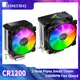 Jonsbo CR1200 CPU Cooler 2 Heat Pipes Tower PC Radiator 3PIN PWM RGB For Intel 1151 AMD AM4 RGB Air