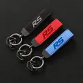 High Grade Suede Leather Car Keychain Focus RS Key Ring For Ford Focus Fiesta Galaxy Kuga Mondeo S