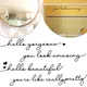 4 Pieces Quote Mirror Decals Sticker Set Hello Beautiful Gorgeous Greeting Vinyl Stickers for Mirror