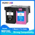 HUHIKAB 901XL 901 XL Premium Remanufactured Color Inkjet Ink Cartridge For HP Officejet 4500 J4540