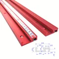 Model 45 Standard Aluminium Alloy Chute T-tracks T Slot with Miter Track Stop Woodworking Tool for