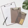 With Low Profile Gold Clip A4 A5 A6 File Folder Writing Tablet Writing Sheet Pad Writing Clipboard