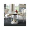 Table de repas ronde 110 cm avec allonge - adele - Table de repas : l 110/150 x l 110 x h 75 cm