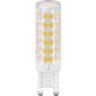 Ampoules led 4,2 watts ampoule G9 lampe 400 lumens 3000K forme d'ampoule blanc chaud, DxH 1,55x6 cm