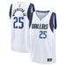 Youth Fanatics Branded PJ Washington Jr. White Dallas Mavericks Fast Break Player Jersey - Association Edition