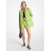 Michael Kors Cotton Blend Twill Blazer Green 2